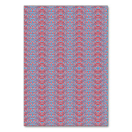 Delicaat, herhalend, lichtroze en lichtblauw patro kaart