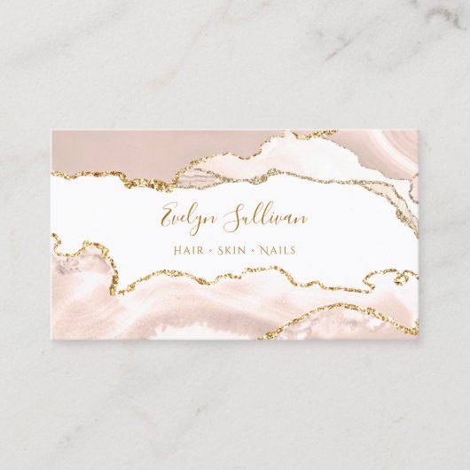 delicaat ivoorschokkend visitekaartje (Voorkant)