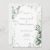 Delicaat modern tropisch regenwoud kaart (Voorkant)