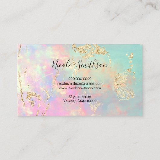 delicaat optisch visitekaartje (Achterkant)