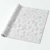 Delicaat pastelpatroon cadeaupapier (Uitgerold)