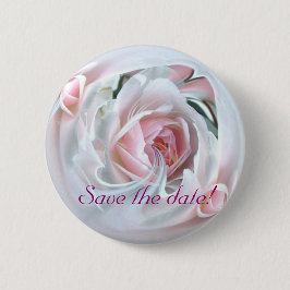 delicaat roos in marmer 2 ronde button 5,7 cm