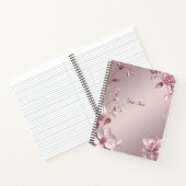 Delicaat Roze Bloemen Notitieboek (Binnen)
