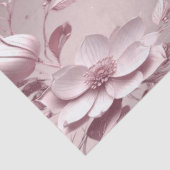 Delicaat roze bloemen tissuepapier (Detail)