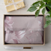 Delicaat roze bloemen tissuepapier (Geschenk)