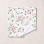 Delicaat Roze Rose Boeket Bad Handdoek (Wasdoekje)