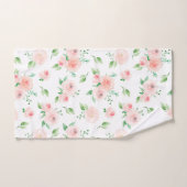 Delicaat Roze Rose Boeket Bad Handdoek (Handdoek)