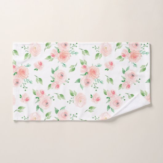 Delicaat Roze Rose Boeket Bad Handdoek (Handdoek)
