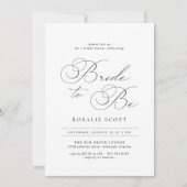 Delicaat script | Classic Vrijgezellenfeest Kaart (Voorkant)