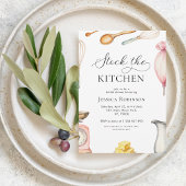 Delicaat Script Voorraad de keuken Vrijgezellenfee Kaart