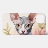 Delicaat Waterverf Cornish Rex Portret Case-Mate iPhone Case (Achterkant (horizontaal))