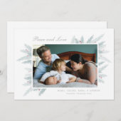 delicaat winterdenkertje feestdagenkaart (Voorkant / Achterkant)