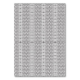 Delicaat, zich herhalend lichtgrijs bloempatroon o kaart