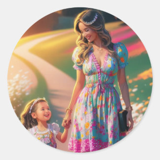 Delicado recuerdo ronde sticker