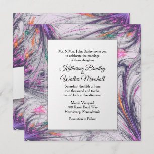 Delicate Amore Wedding Invitations Kaart