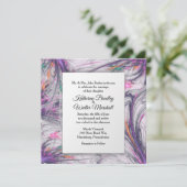 Delicate Amore Wedding Invitations Kaart (Staand voorkant)