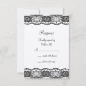 Delicate and Lacy RSVP - champagne (Voorkant)