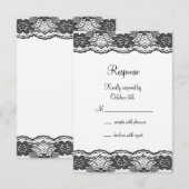 Delicate and Lacy RSVP - champagne (Voorkant / Achterkant)