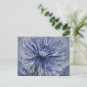 Delicate Anemone Floral Waterverf Briefkaart (Staand voorkant)