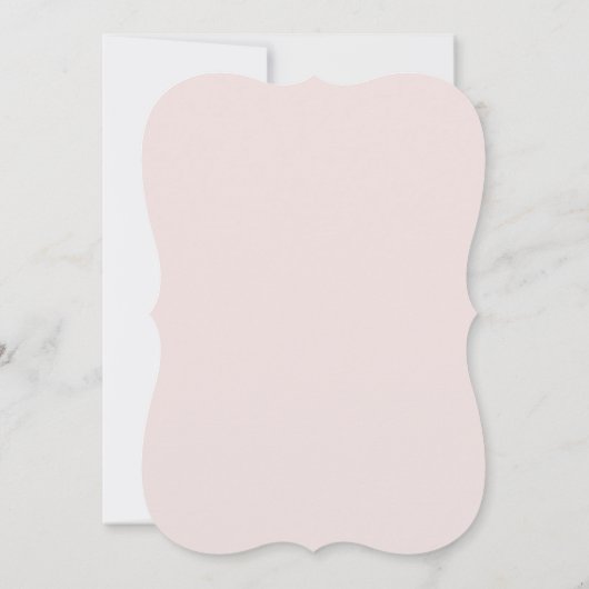 Delicate Angel Wings Pink Bow Baptism Kaart (Achterkant)