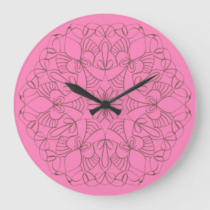 Delicate Arabesque Large Clock Grote Klok