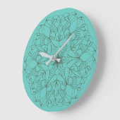 Delicate Arabesque Large Clock Grote Klok (Hoek)