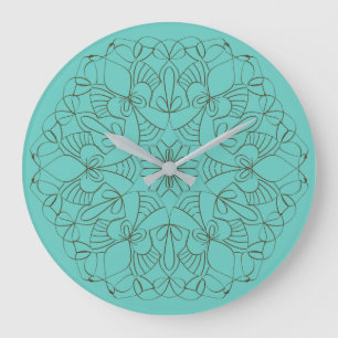 Delicate Arabesque Large Clock Grote Klok