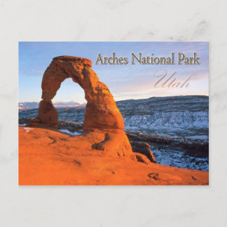 Delicate Arch, Arches National Park, Utah Briefkaart