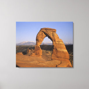 Delicate Arch, Arches National Park, Utah, Verenig Canvas Afdruk