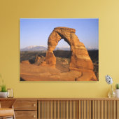 Delicate Arch, Arches National Park, Utah, Verenig Canvas Afdruk (Insitu (Woonkamer))