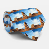 Delicate arch, Arches National Park, Utah, Verenig Stropdas (Opgerold)