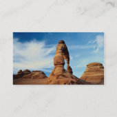 Delicate arch, Arches National Park, Utah, Verenig Visitekaartje (Achterkant)