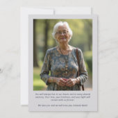 Delicate Arch Blue Green Floral Watercolor Effect  Kaart (Achterkant)