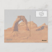Delicate Arch Briefkaart (Achterkant)