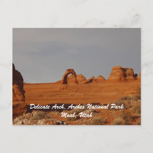 Delicate Arch Briefkaart (Voorkant)