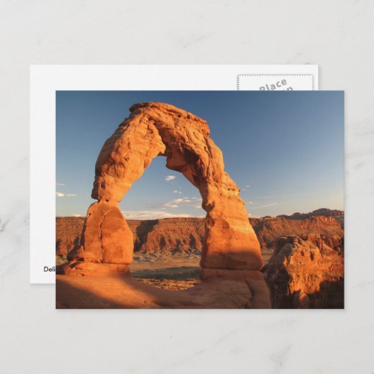 Delicate Arch Briefkaart (Voorkant / Achterkant)
