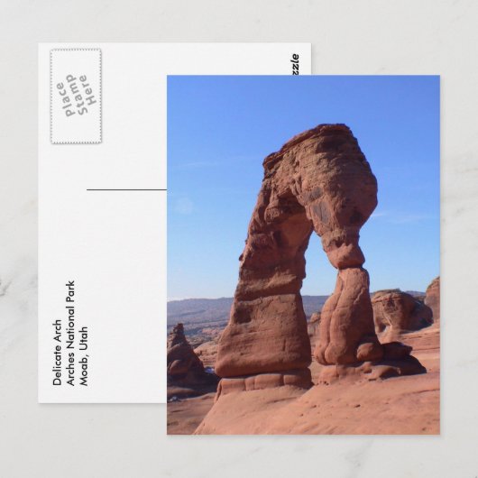 Delicate Arch Briefkaart (Voorkant / Achterkant)