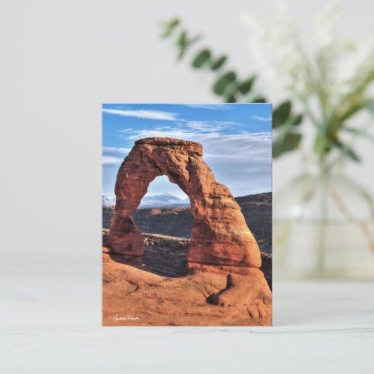 Delicate Arch Briefkaart (Staand voorkant)