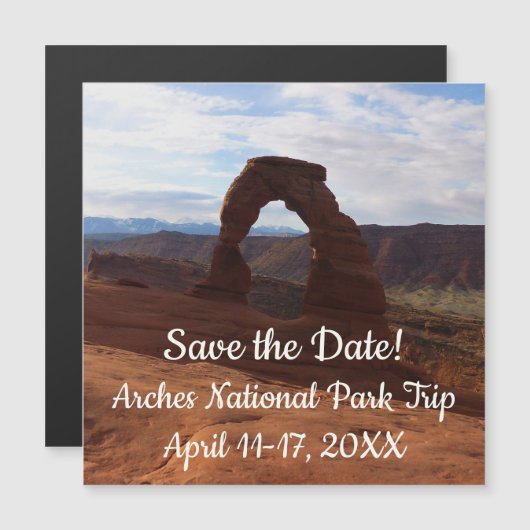 Delicate Arch I in Arches National Park (Voorkant / Achterkant)