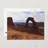 Delicate Arch I in Arches National Park Briefkaart (Voorkant / Achterkant)