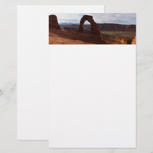 Delicate Arch I in Arches National Park Briefpapier (Voorkant / Achterkant)