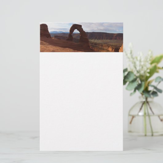 Delicate Arch I in Arches National Park Briefpapier (Staand voorkant)
