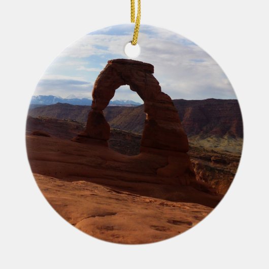 Delicate Arch I in Arches National Park Keramisch Ornament (Voorkant)