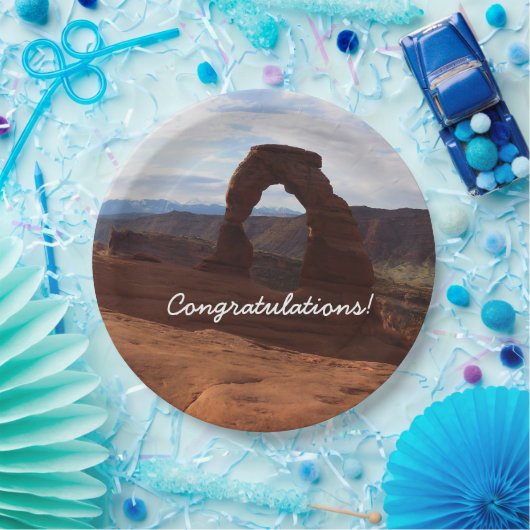 Delicate Arch I in Arches National Park Papieren Bordje (Feest)