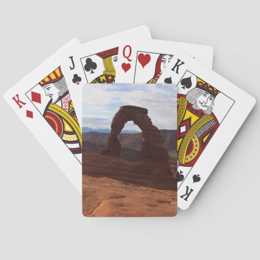 Delicate Arch I in Arches National Park Pokerkaarten (Achterkant)