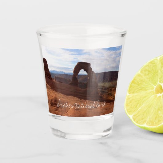Delicate Arch I in Arches National Park Shot Glas (Voorkant)