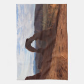 Delicate Arch I in Arches National Park Theedoek (Verticaal)