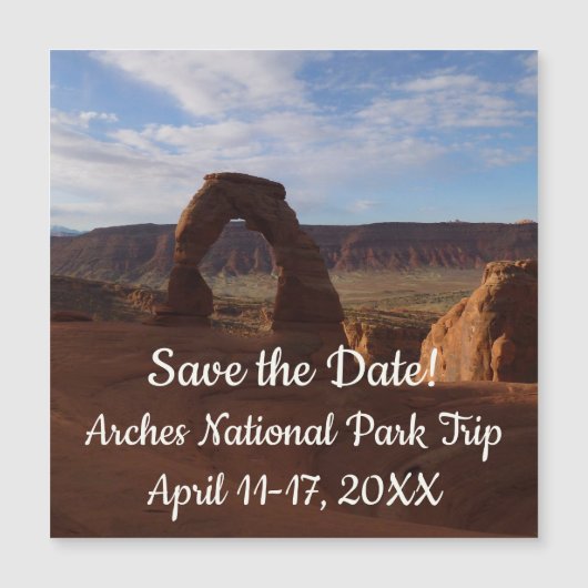 Delicate Arch II in Arches National Park (Voorkant)