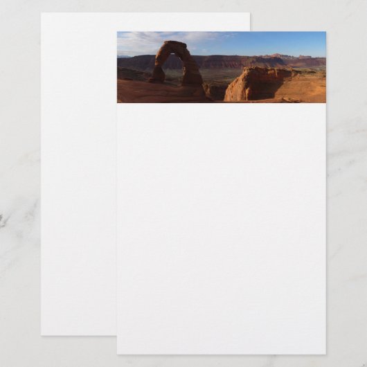Delicate Arch II in Arches National Park Briefpapier (Voorkant / Achterkant)