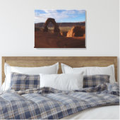 Delicate Arch II in Arches National Park Canvas Afdruk (Insitu (Slaapkamer))